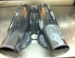 Ferrari F430 Carbon plenum repair
