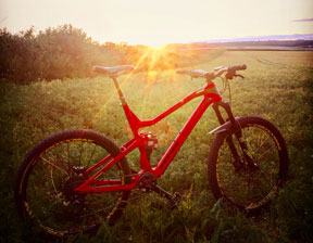 Mountain biking