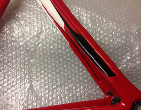 Fully completed seat stay repair